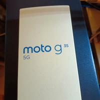 motorola g35 5g  nuovo sigillato colore black