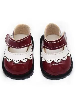 scarpe pelle vernice bambola tipo Paola Reiina