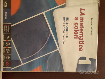 La matematica a colori Blu 1 9788849419344