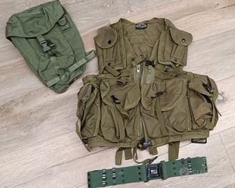 gilet MIL-TEC con portaborraccia e cintura