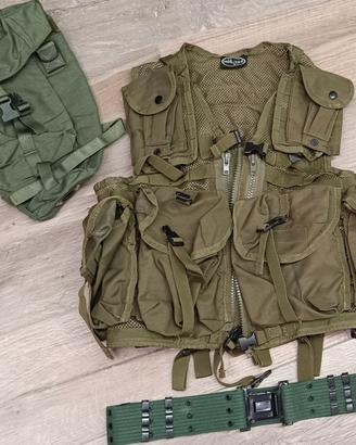 gilet MIL-TEC con portaborraccia e cintura