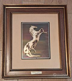 "Impennata" Costanzo Mongini incisione su lastra