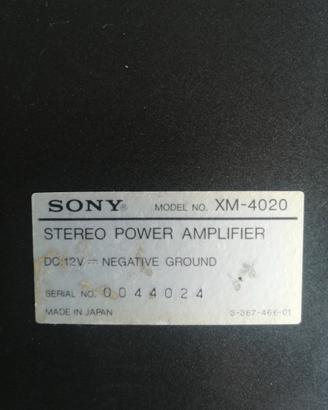 Amplificatore Sony 