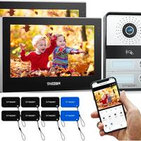 Videocitofono  + 2 Monitor Touchscreen