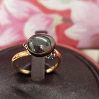 anello oro pomellato