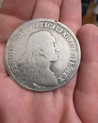 piastra 120 grani 1788 ferdinando IV borbone  