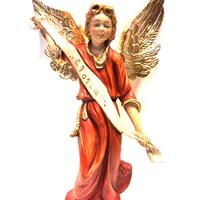 presepe 30 cm angelo da appendere cartapesta