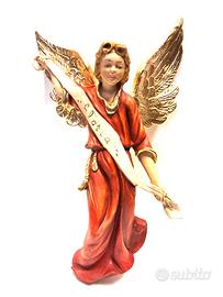 presepe 30 cm angelo da appendere cartapesta