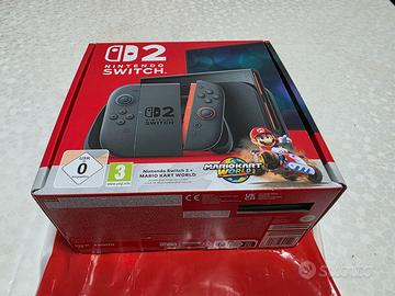 Nintendo Switch 2 Mario Kart World nuovo sigillato