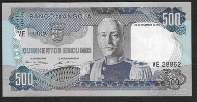 Angola - banconota FdS aUNC da 500 Escudos