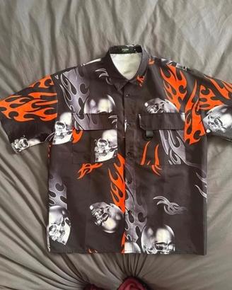 Camicia  teschi e fiamme jaded london