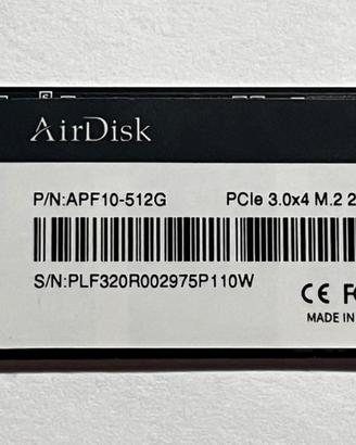 SSD NVMe M2 512 Gb 3500Mb/sec