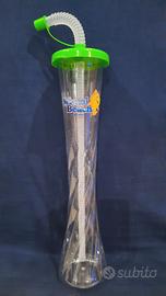 Bicchiere maxi con cannuccia, per granite e bibite