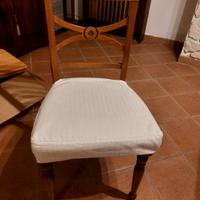  4 sedie in legno 