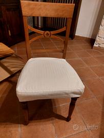  4 sedie in legno 