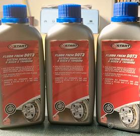 Fluido olio freni DOT3 - 3x250ml