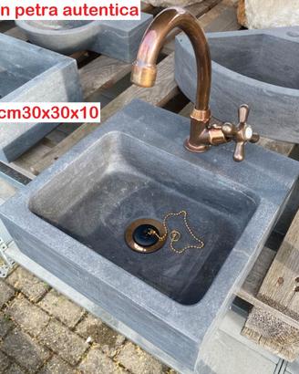 Mini lavandino lavabo in pietra 2