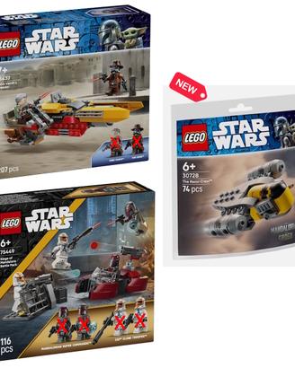 LEGO 75437 Star Wars Speeder di Cobb 75345 Battle