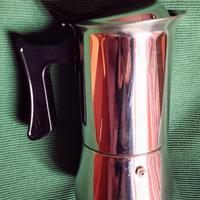 Caffettiera acciaio inox 18/10 vintage 