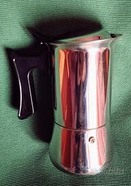 Caffettiera acciaio inox 18/10 vintage 