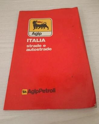 Atlante Stradale Agip Italia Anni 80 -Logo Ferrari