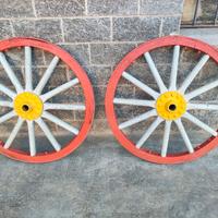 Antiche ruote carro militare