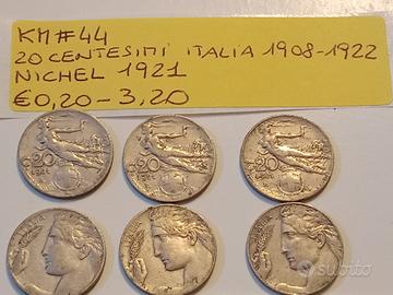 monete da 20 centesimi del Regno d'Italia, KM#58