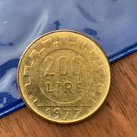 21 monete 200 lire 1977