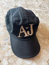 Cappello Vintage Armani Jeans a 5 pannelli nero