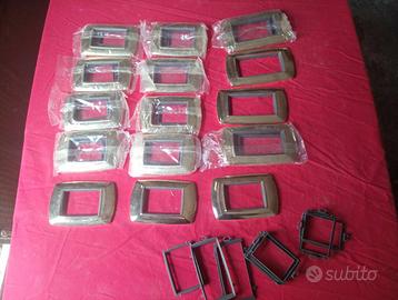 Set mostrine per interruttori e prese luci