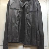 giubotto in pelle nero