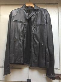 giubotto in pelle nero