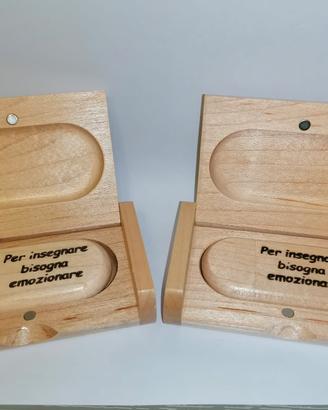 chiavetta USB 16 GB in legno con custodia 