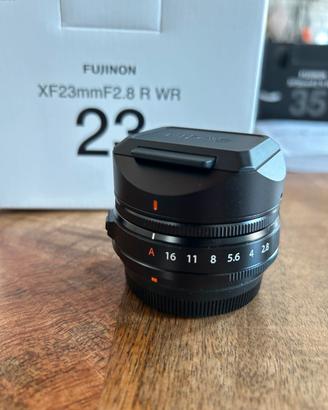 Fujifilm XF 23mm F2 R WR black nuovo in garanzia