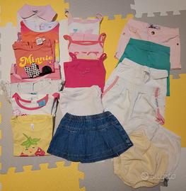 Abbigliamento estivo bimba 9/12 mesi