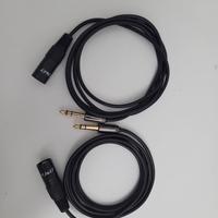 2 x Cavi J&D da XLR a TRS 6,35 mm bilanciato 1.8m