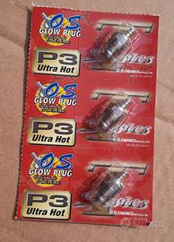 Candele OS P3  per automodellismo