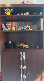 Mobile letto a scomparsa con libreria   - anni 80