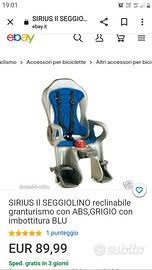 Seggiolino bici