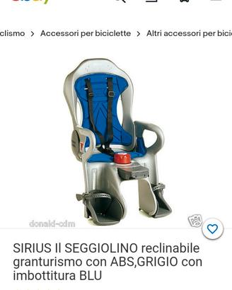 Seggiolino bici