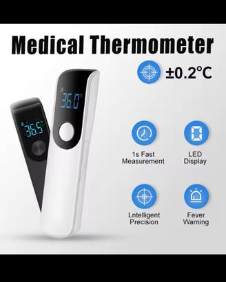 Termometro medico digitale infrarossi led
