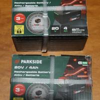 due Batterie Parkside 4AH X20V TEAM 