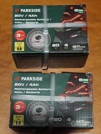 due Batterie Parkside 4AH X20V TEAM 