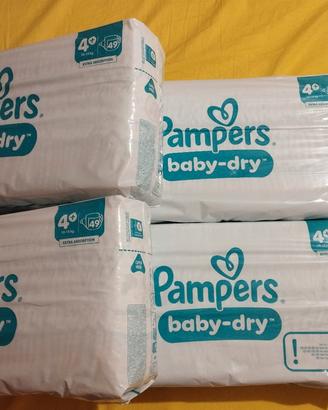 pannolini Pampers tg 4+