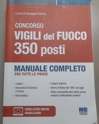 libro concorso Vigili del fuoco