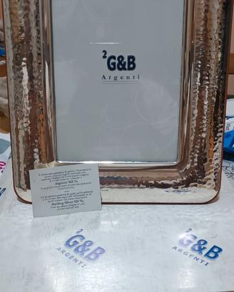 Cornice in argento G&B