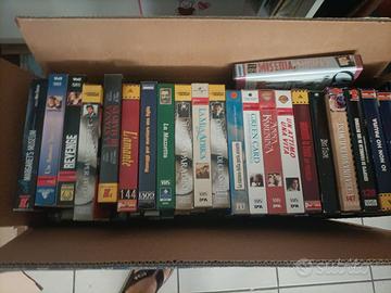 lotto di 4;scatoloni di Videocassette VHS