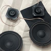 Kit 4 casse impianto audio auto