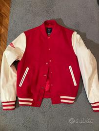 Giacca Superdry con maniche in pelle