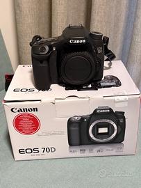 KIT reflex Canon 70D – Corpo + 3 Obiettivi + Zaino